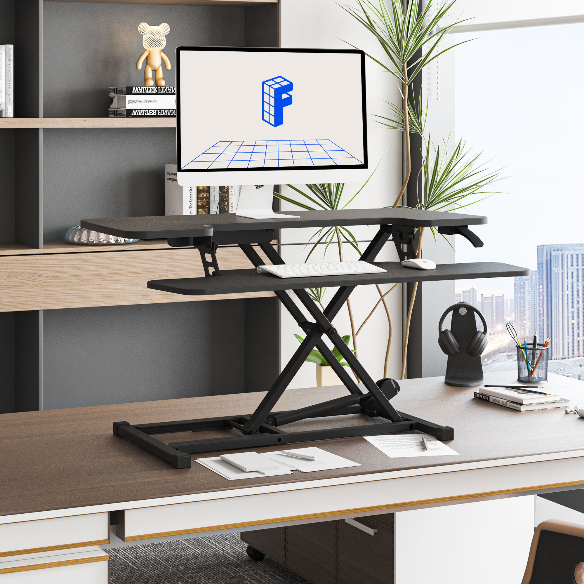 FlexiSpot AlcoveRiser M7 standing desk converter